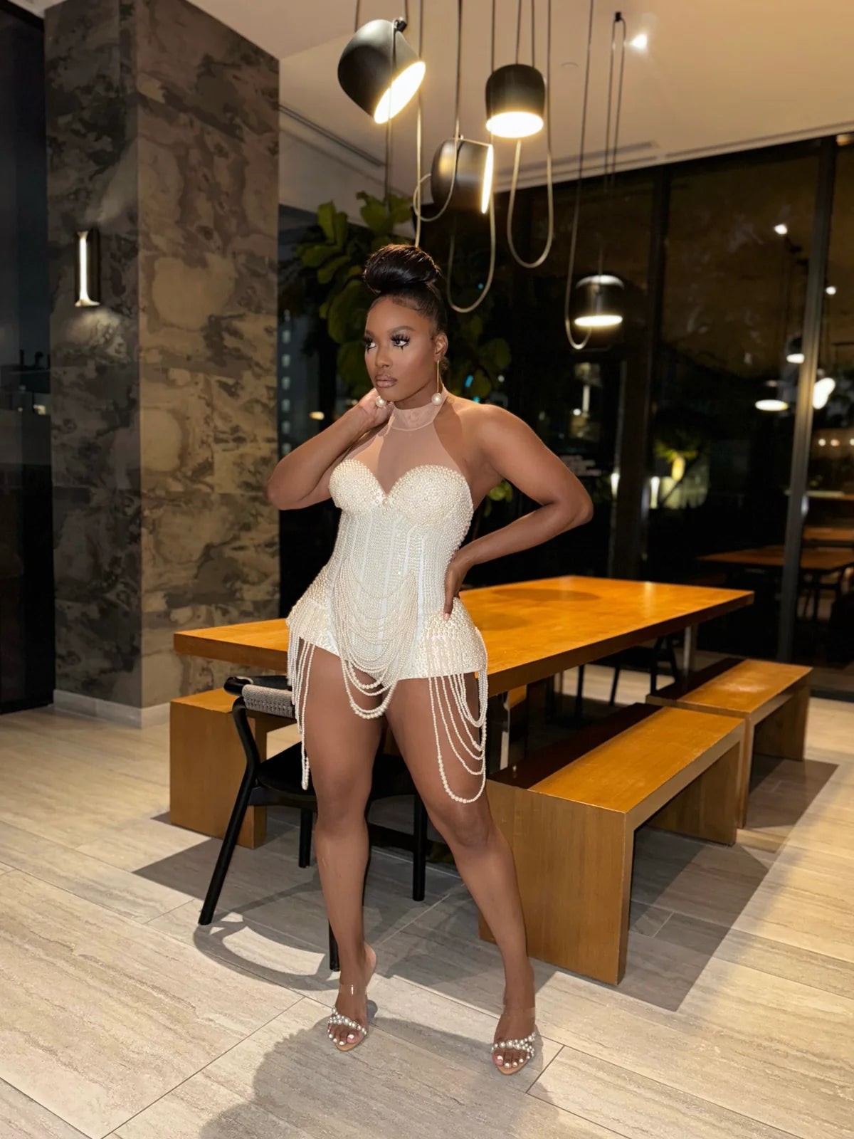 Pearl Perfection Mini Romper
