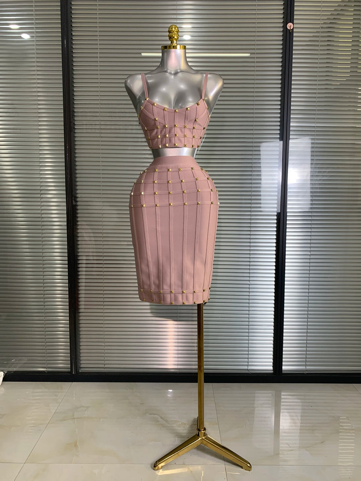 Roxie Rivet Two-Piece Set