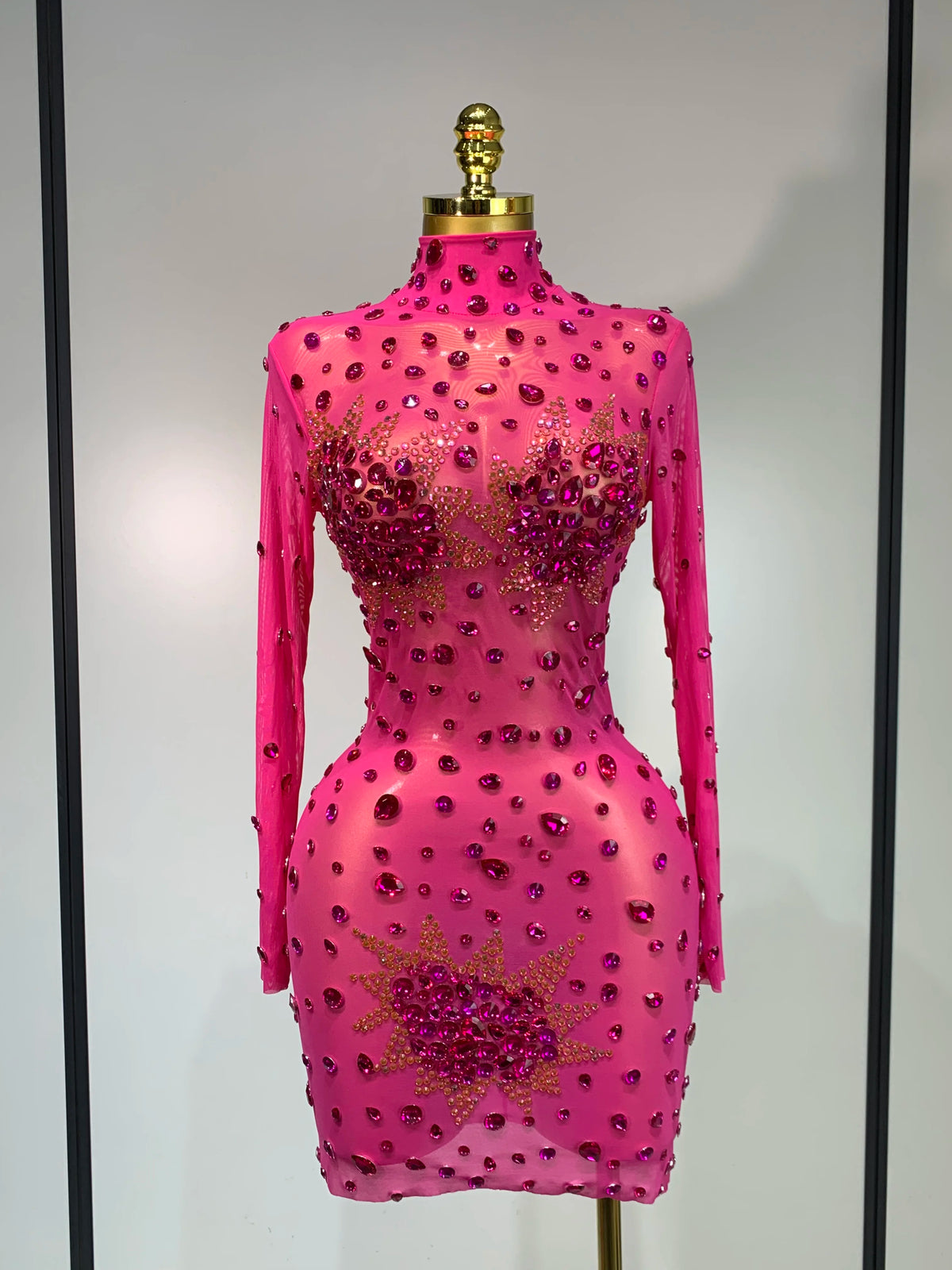 Midnight Diva Crystal Dress