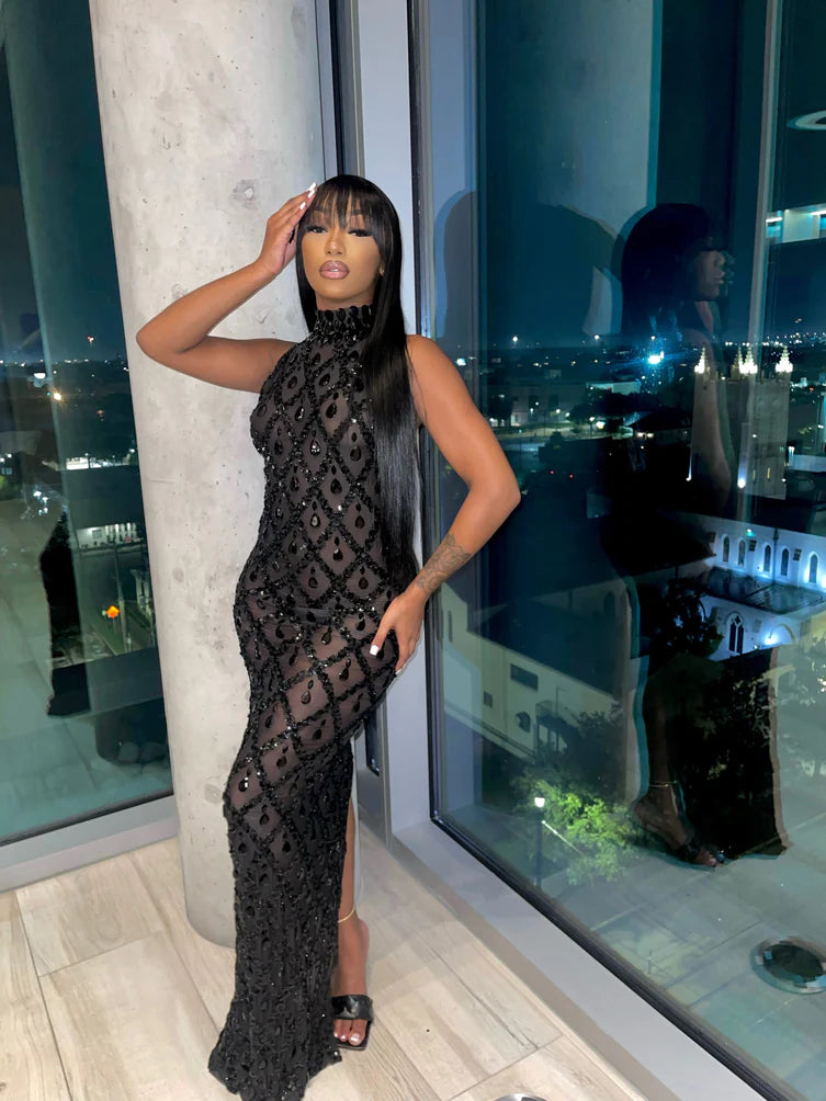 Radiant Teardrop Maxi Dress